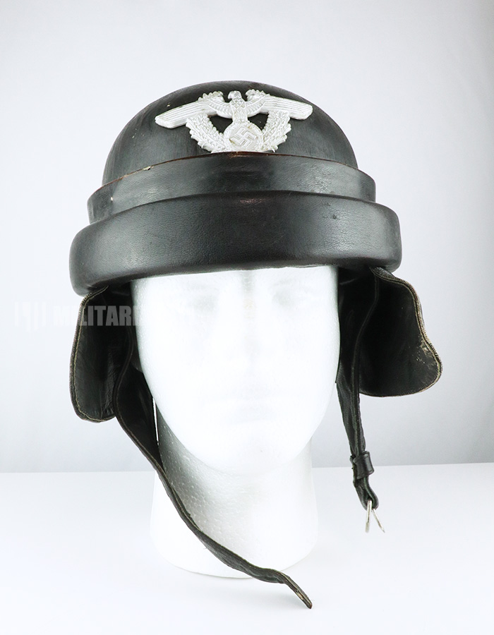レプリカ扱い ドイツ秩序警察 革ヘルメット | MILITARIA1911 