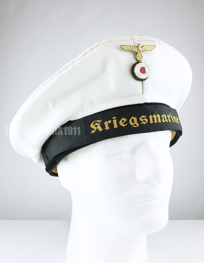 レプリカ ドイツ海軍 水兵制帽 西ドイツ改造 サイズ59 | MILITARIA1911 